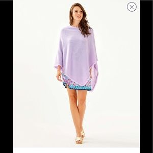 Lilly Pulitzer 100% cashmere fringe wrap